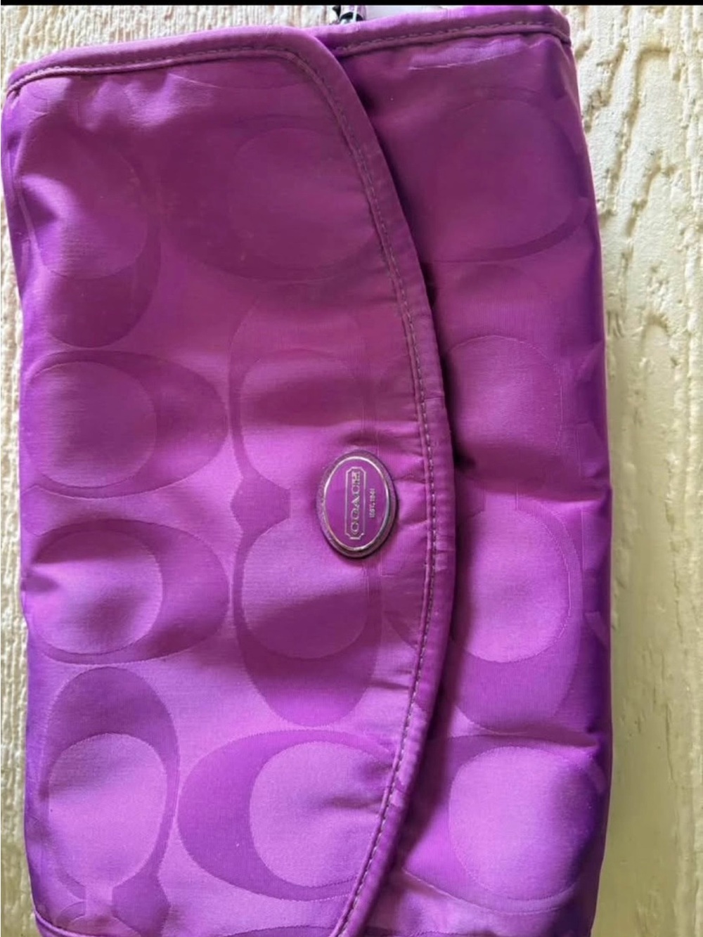 Coach travel/make-up bag